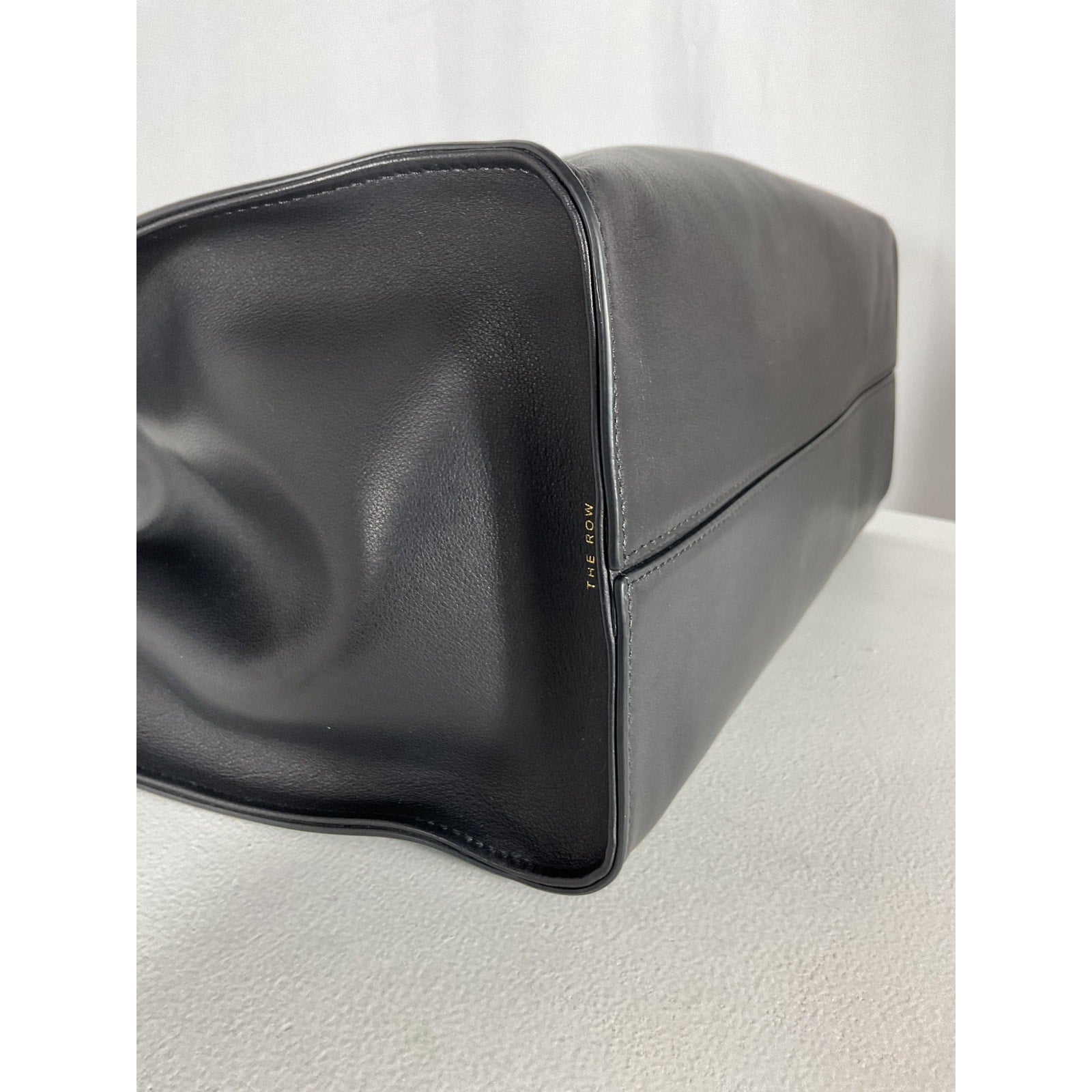 The Row 'Alexia' Black Leather Leather Tote Bag