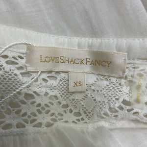 Loveshackfancy Lacy Cream Edie Dress Size XS