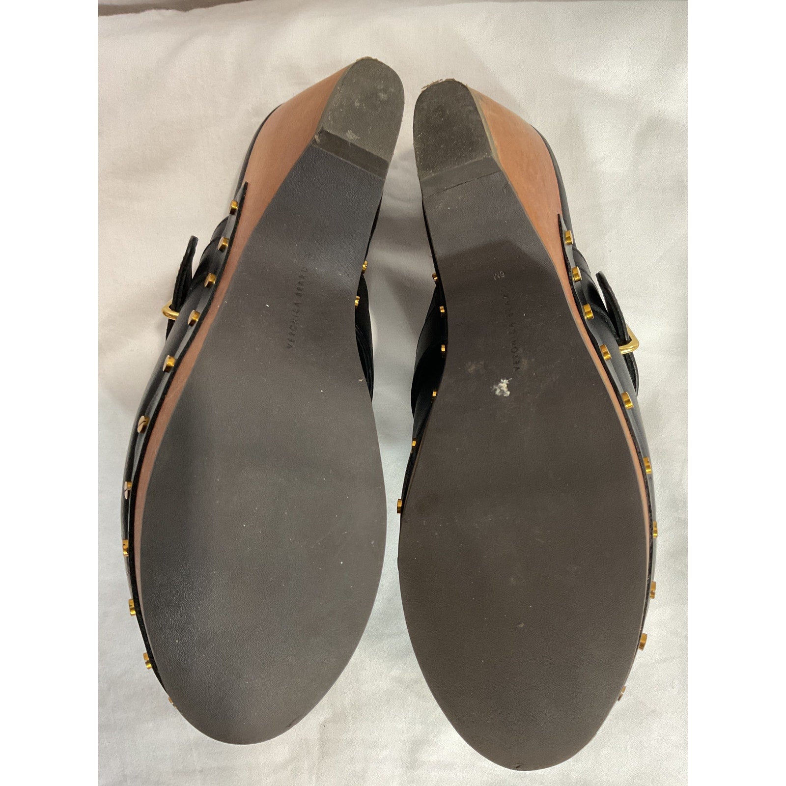 Veronica Beard 'Hendrix' Black Clog Size 6