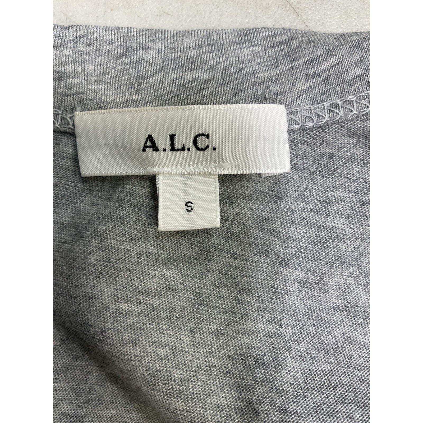 A.L.C. 'Halsey' Grey Cotton Tank Size S