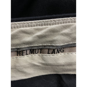 Helmut Lang 'Vented' Black Bootcut Pants Size 6