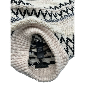 Rag & Bone 'Willow Fair Isle' Cream Wool Sweater Size SP
