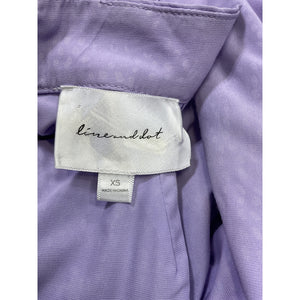 Line & Dot 'Christy' Purple Cut Out Maxi Dress Size XS
