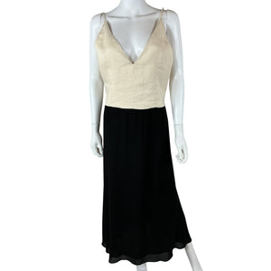 Dissh Elegant Cream Grace Midi Dress Size 12