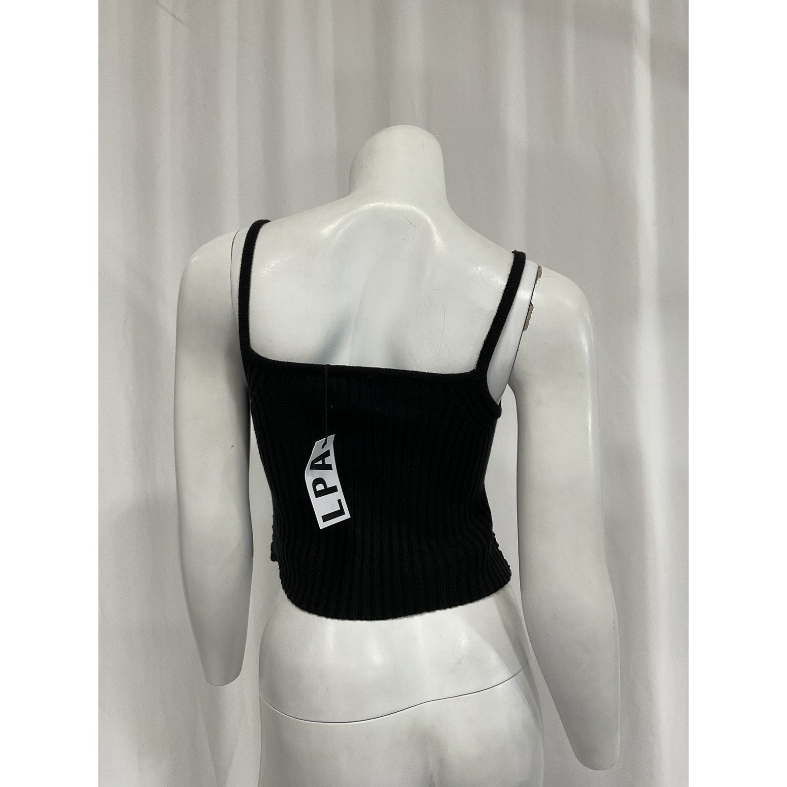 Lpa 'Macrae' Black Crochet Corset Top Size M