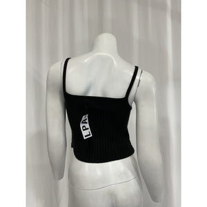 Lpa 'Macrae' Black Crochet Corset Top Size M