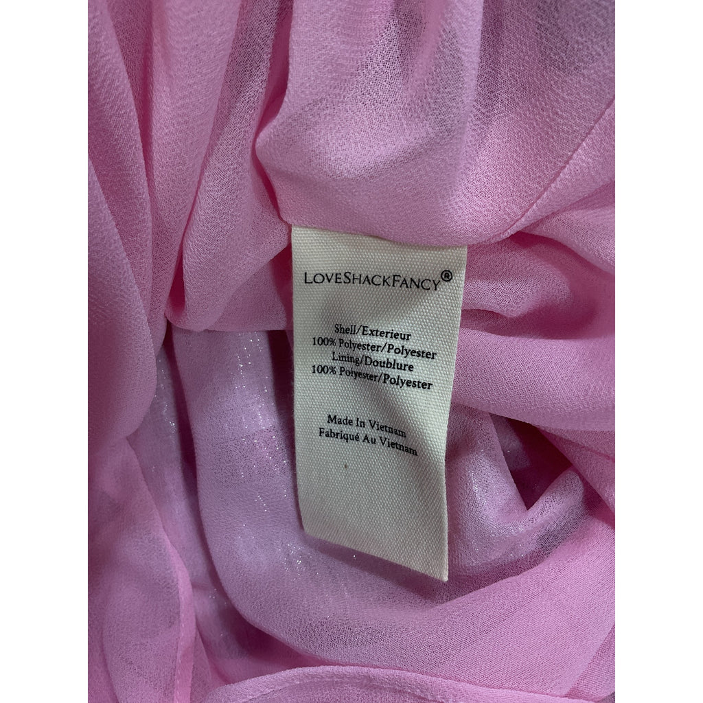 Loveshackfancy 'Brynlee' Pink Skirt Size S