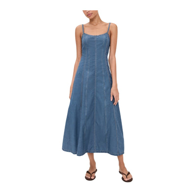 Rag & Bone Classic Blue Miramar Melody Poplin Dress Size 0