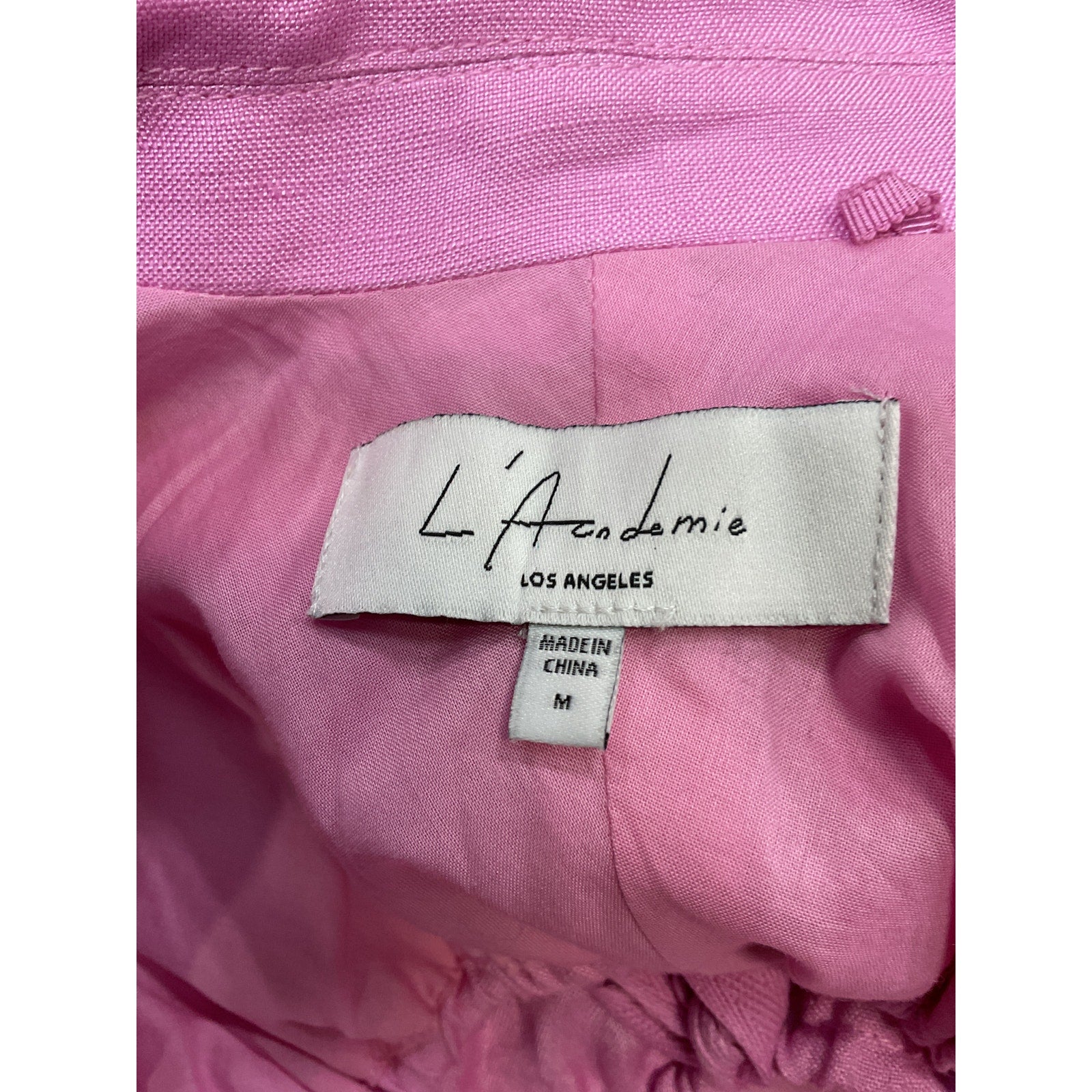 L'Academie 'Linzie' Pink Mini Dress Size M