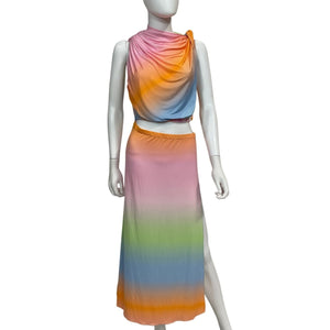 Siedrés Draped Multi Safiya Midi Dress Size EU 34 / US 2