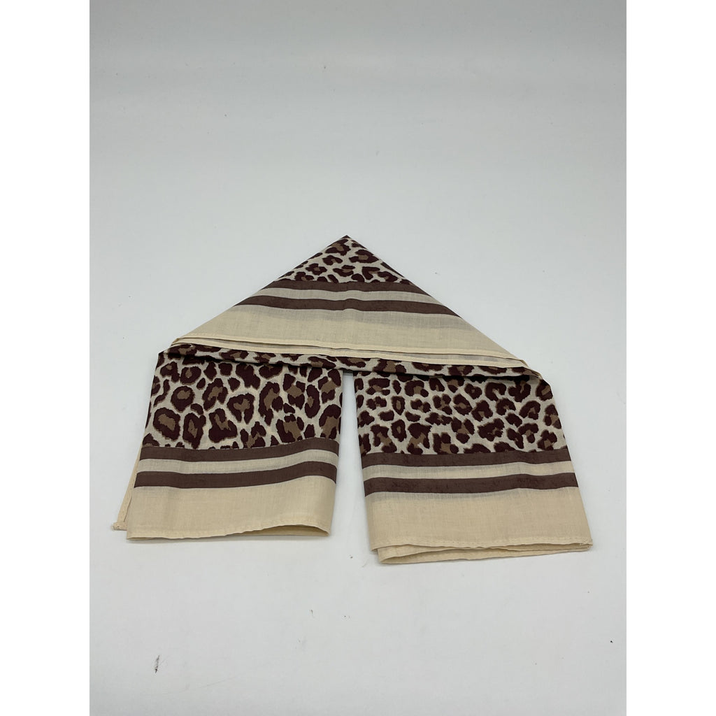Sézane Brown Cotton Scarf Size OS