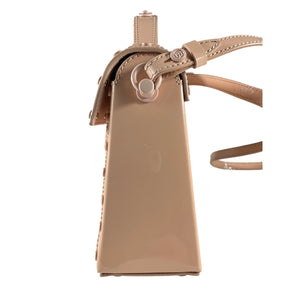 Balmain Patent Pink B-Buzz Dynasty Handbag
