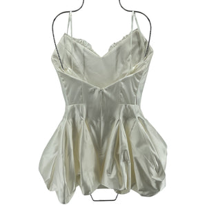 Vivienne Westwood Sculptural White Raven Peplum Corset Size 2 NWT