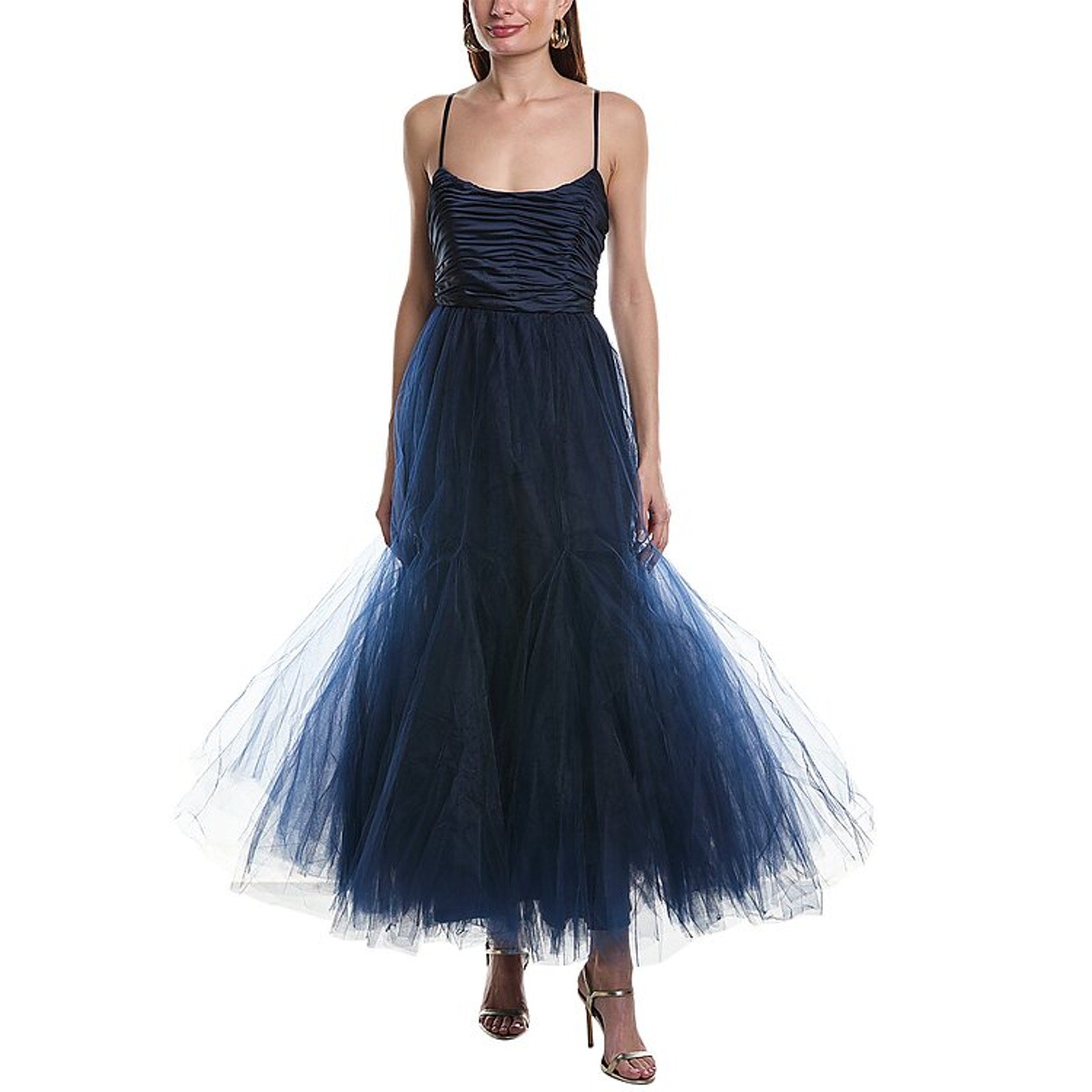 Hutch 'Toni' Blue Polyester Gown Size 2 - NWT
