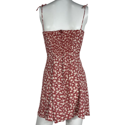 Reformation Floral Multicolor Sweetheart Mini Dress Size 4
