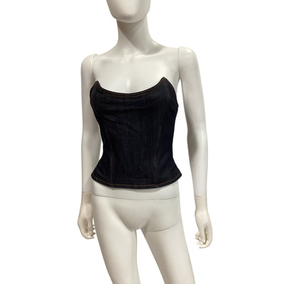 Retrofête Strapless Rinse Allie Corset Top Size S NWT