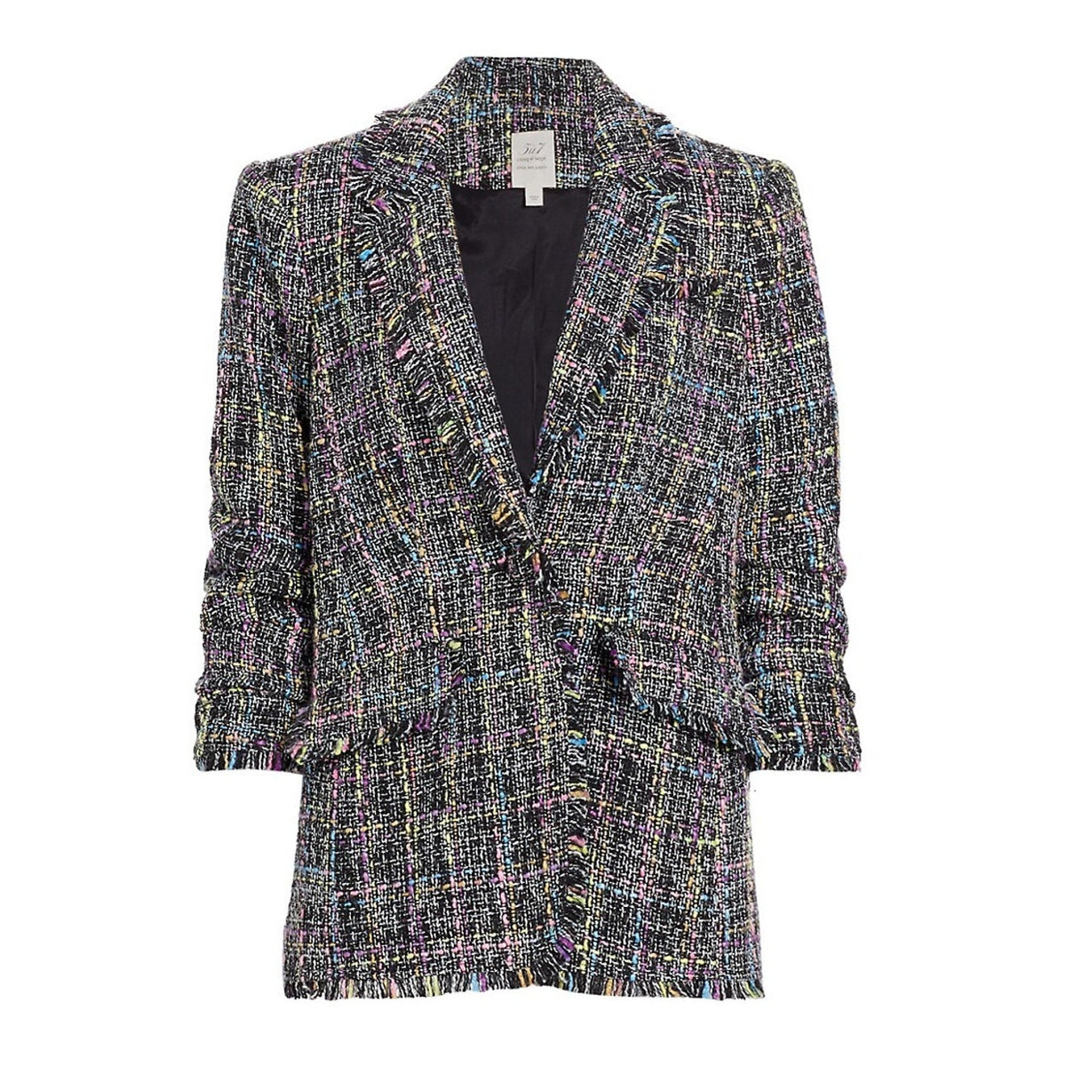 Cinq à Sept Tweed Multicolor Khloe Blazer Size 0