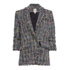 Cinq à Sept Tweed Multicolor Khloe Blazer Size 0