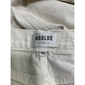 Agolde 'Lana' Blue Cotton Straight Denim Jean Size 23