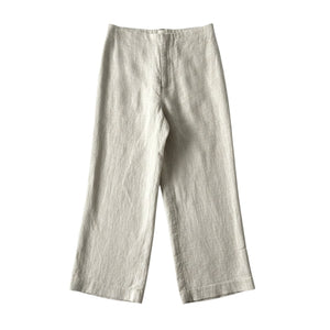 Reformation Linen Heather Grey Joni Pants Size 4