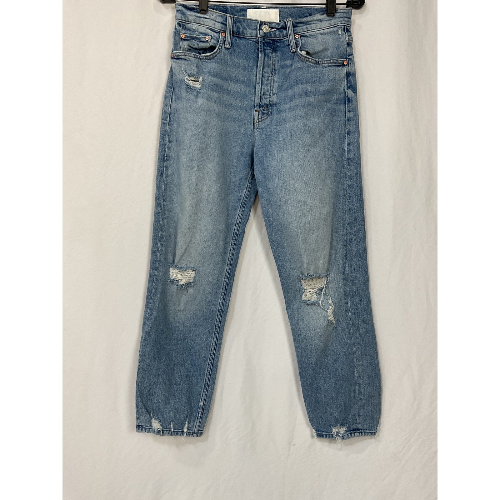 Mother 'The Tomcat' Blue Cotton The Confession Jean Size 28