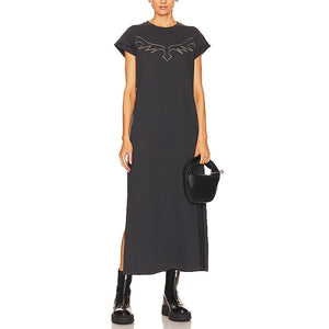 Allsaints Washed Black Randal Anna Dress Size 10