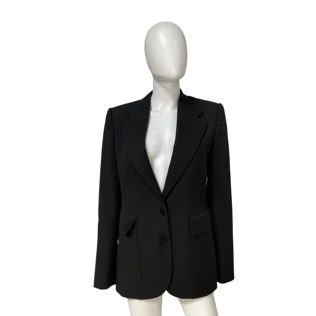 Stella Mccartney 'Suit' Black Wool Jackets Size 44
