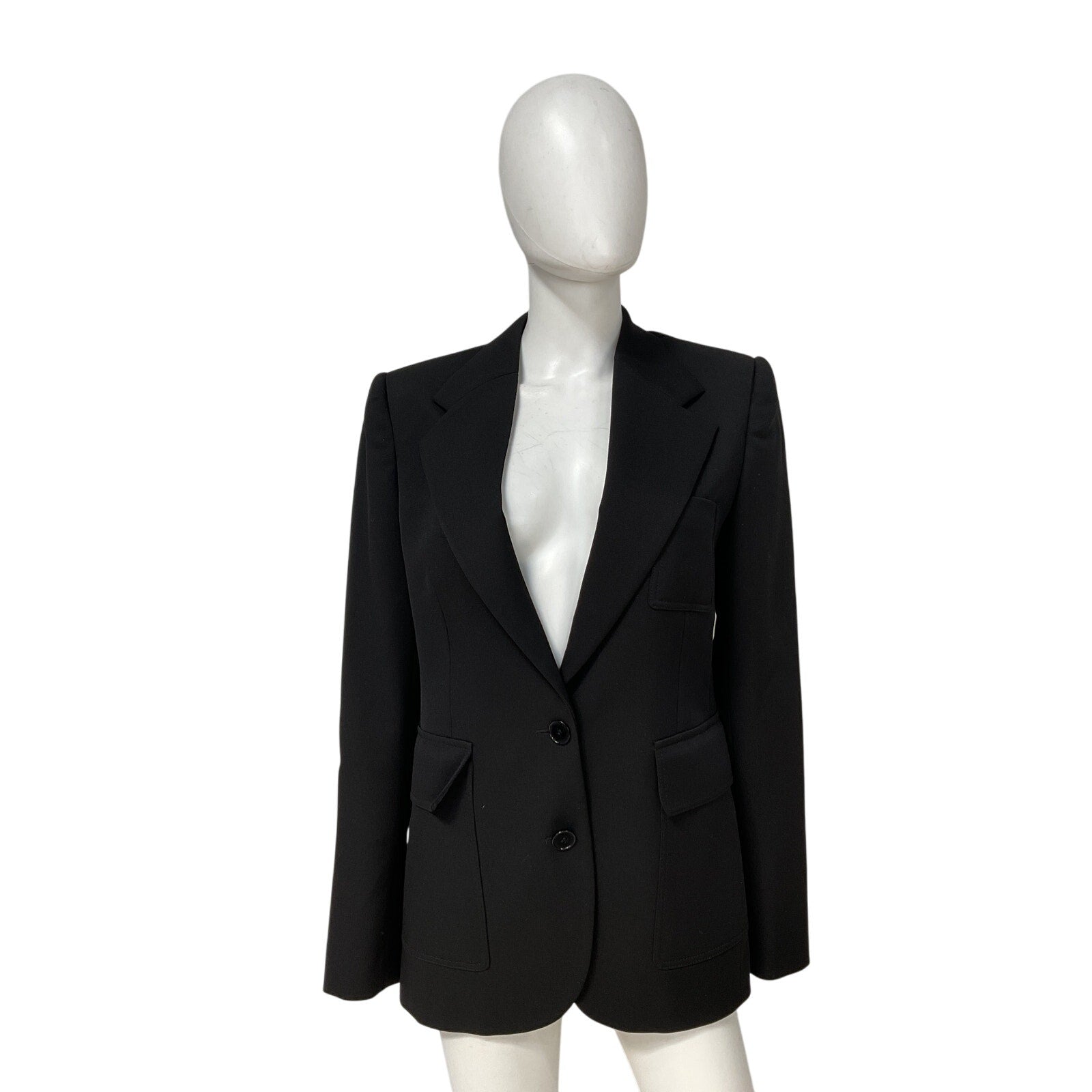 Stella Mccartney 'Suit' Black Wool Jackets Size 44