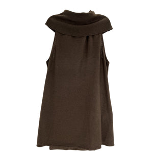 Cult Gaia Knit Brown Rummi Top Size L