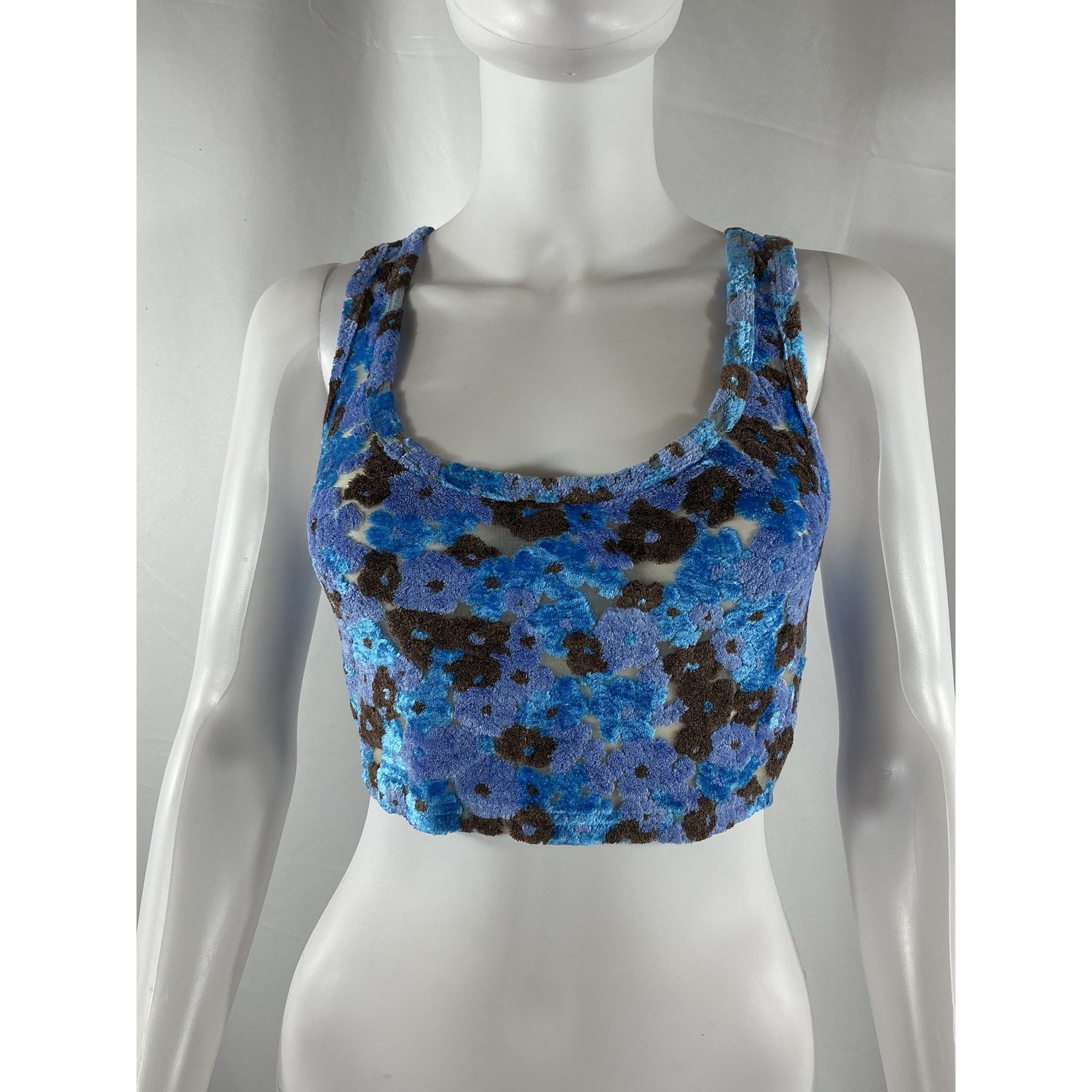 Acne Studios 'Evanita' Blue Viscose Top Size S