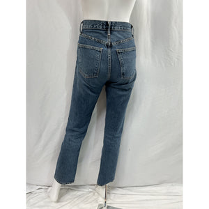 Agolde 'The 90s' Blue Pinch Waist Denim Jeans Size 23