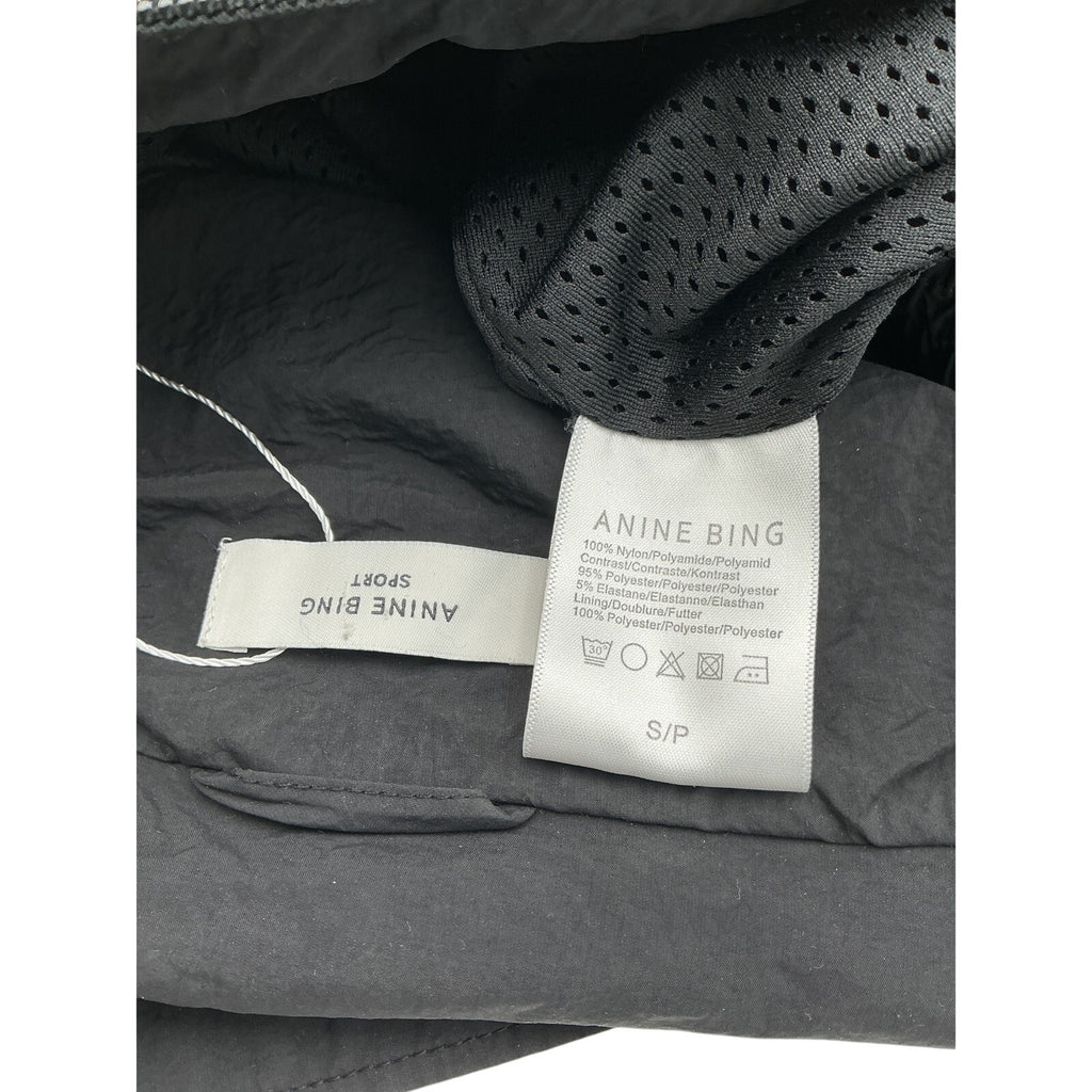 Anine Bing 'Emerson' Black Nylon Jacket Size S