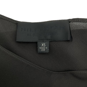 Nili Lotan Silk Crepe De Chine Black Isabella Camisole Size XS