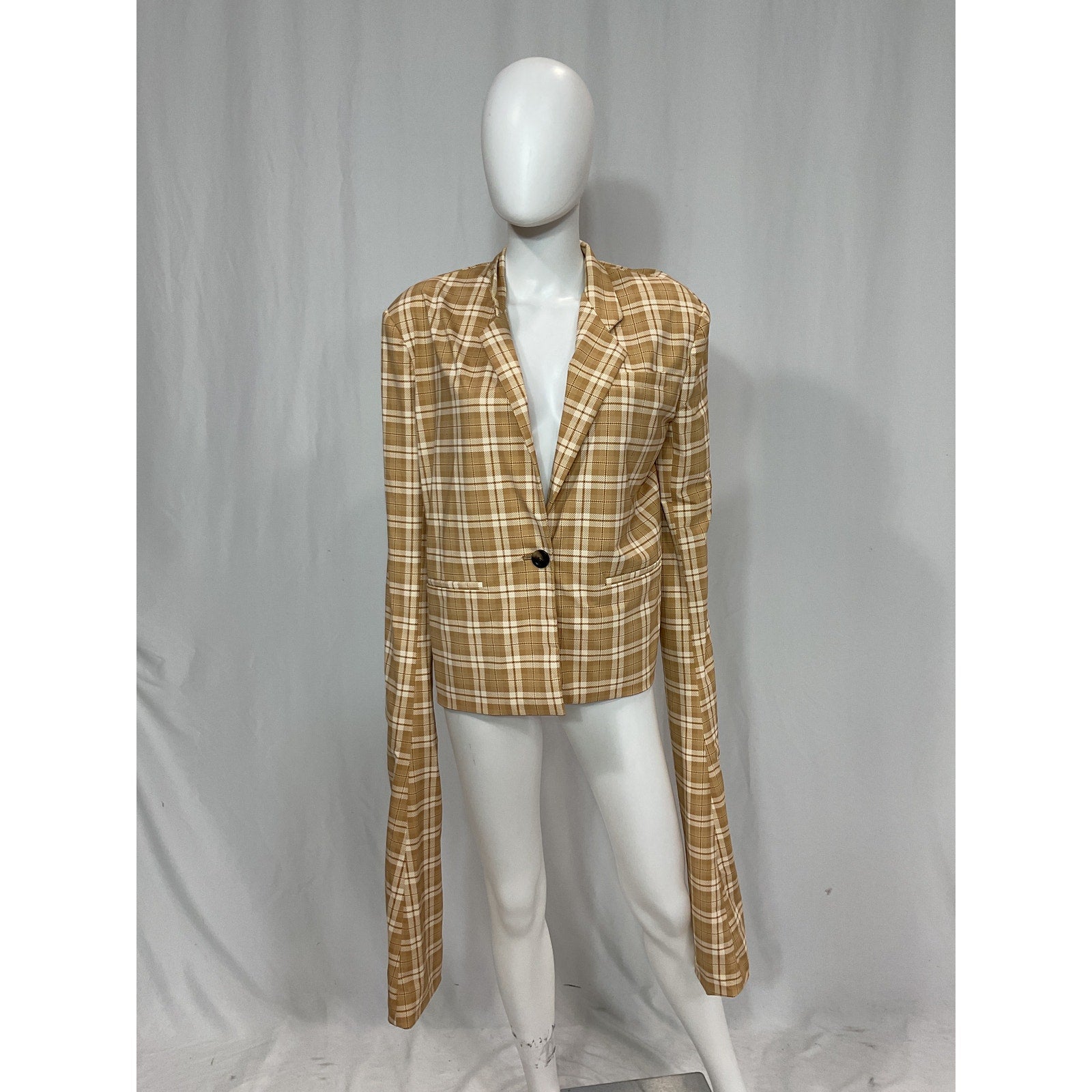 Miaou 'Ultra' Brown Long Sleeve Blazer Size S