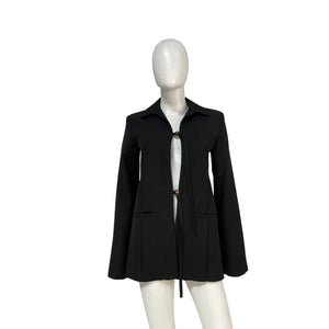 Jacquemus 'Le Raphia' Black Wool Jacket Size 34