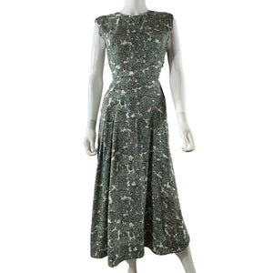 Joie Floral Winter White Multi Ember B Midi Dress Size 2