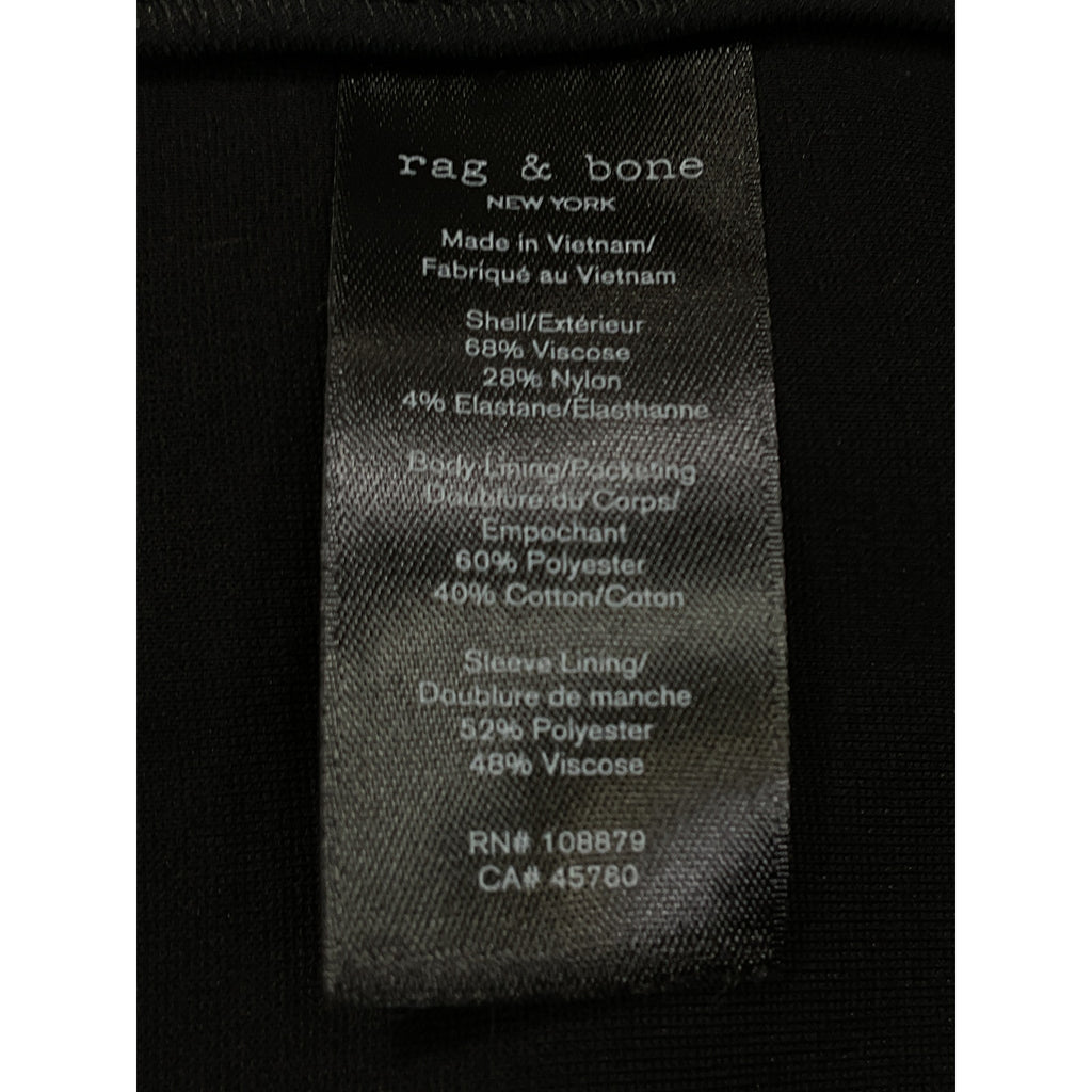 Rag & Bone 'Warren' Black Blazer Size 2