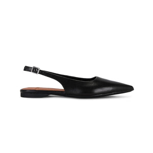 Vagabond Shoemakers Sleek Black Hermine Slingback Flats Size 37 EU / US 7