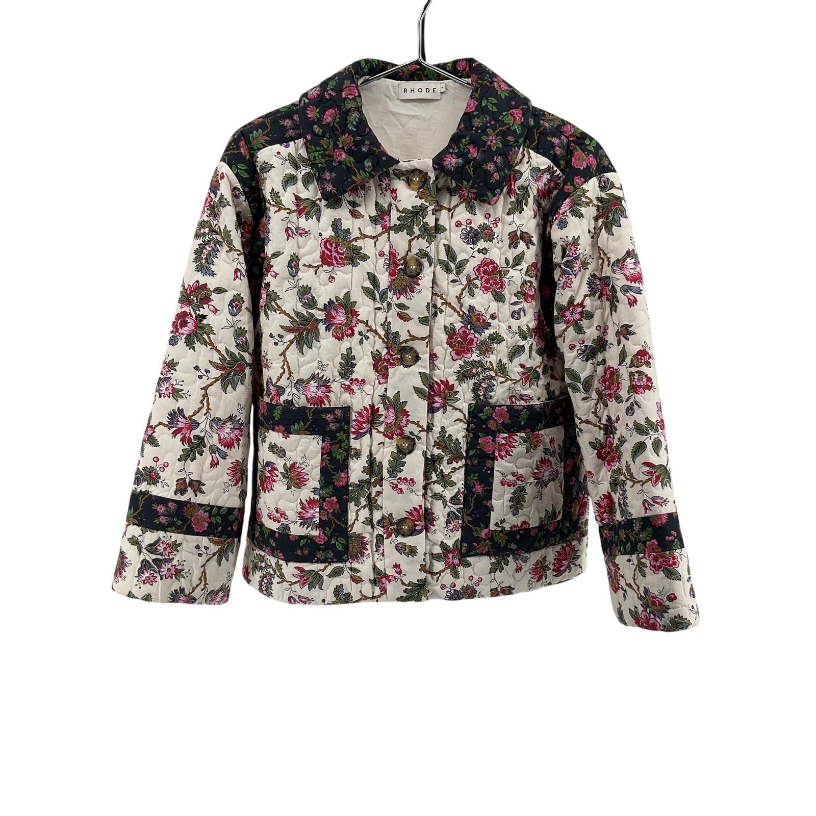 Rhode 'Emil' White Cotton Jacket Size S