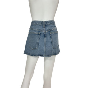 Agolde Classic Blue Alek Miniskirt Size 28