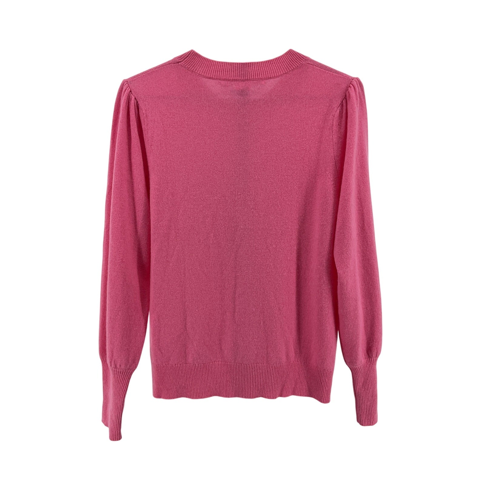 Veronica Beard 'Nelia' Pink Cashmere Pullover Sweater Size L