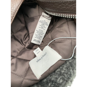Cinq A Sept Embroidered Brown Devyn Aviator Jacket Size XXS
