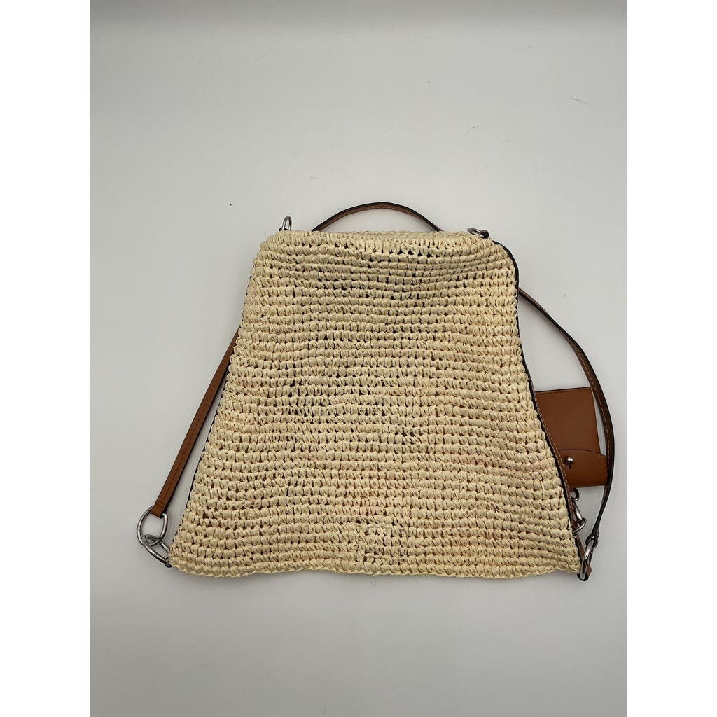 Proenza Schouler Beige Raffia Spring Bucket Bag