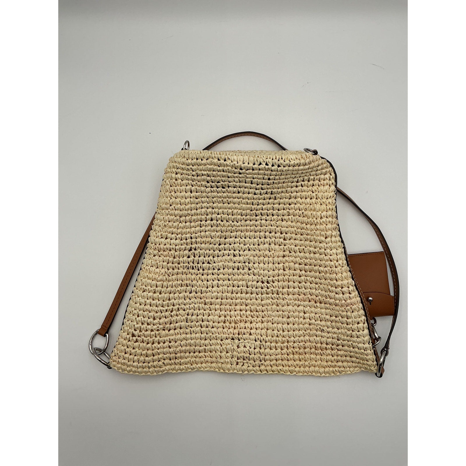 Proenza Schouler Beige Raffia Spring Bucket Bag