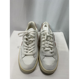 Veja 'V-12' White Leather Sneaker Size 9