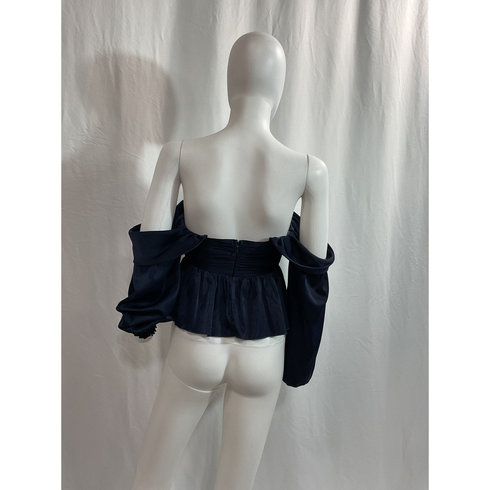 House Of Harlow 1960 x Revolve 'Burna' Navy Off Shoulder Blouse Size XS