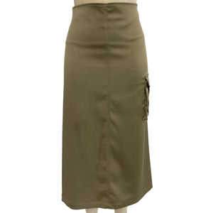 Miaou Belted Sage Suki Skirt Size XL NWT