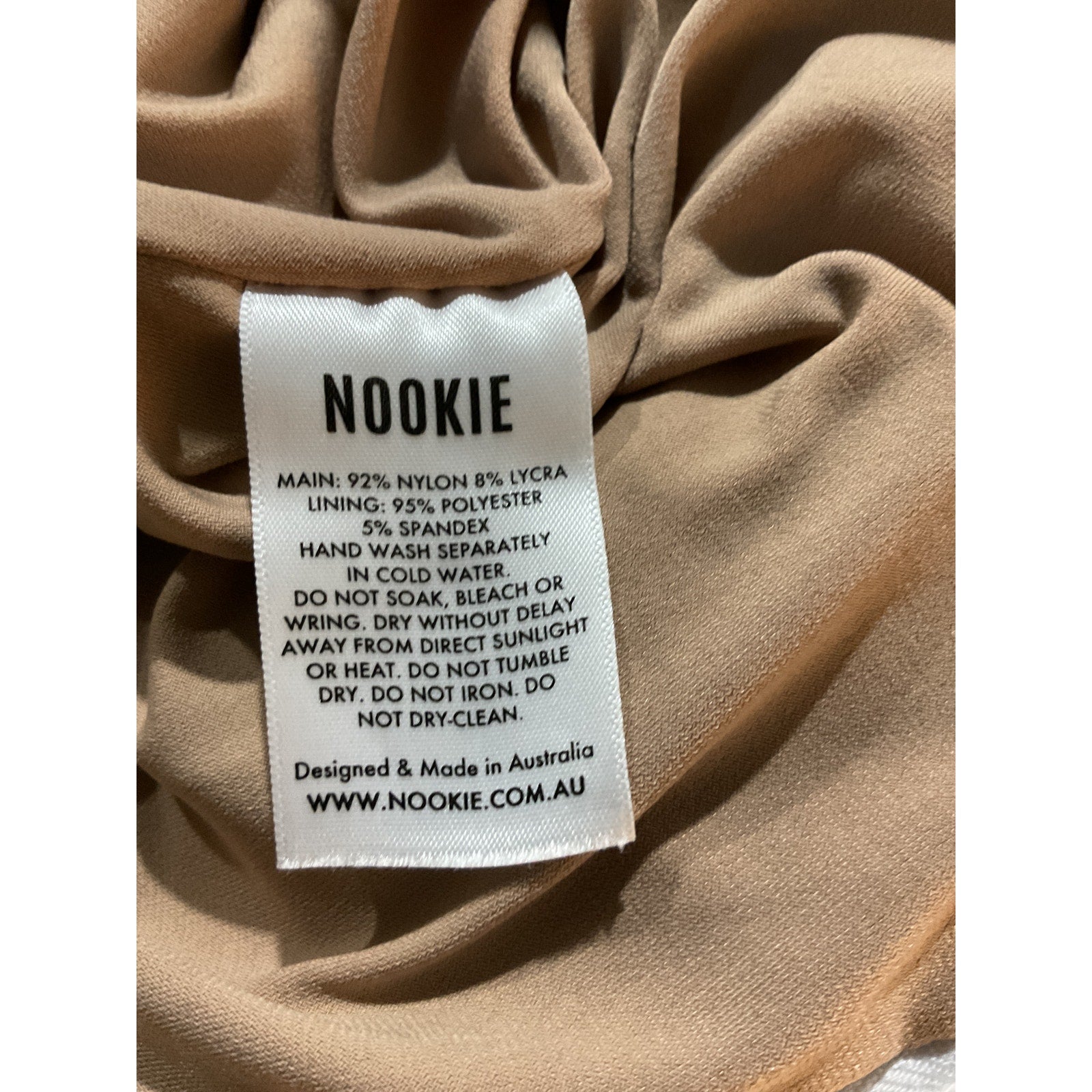 Nookie 'Mecca' White Midi Dress Size S