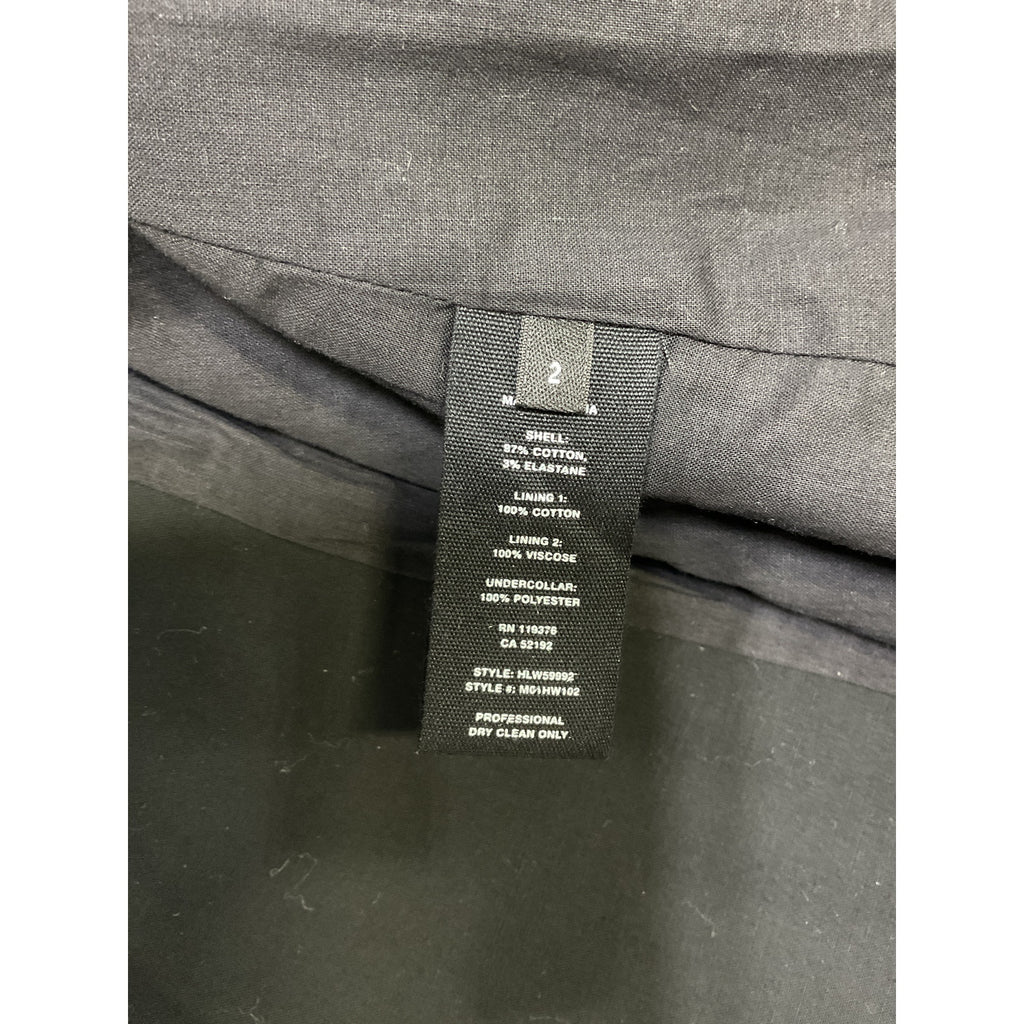 Helmut Lang 'Contrast' Black Blazer Size 2 - NWT
