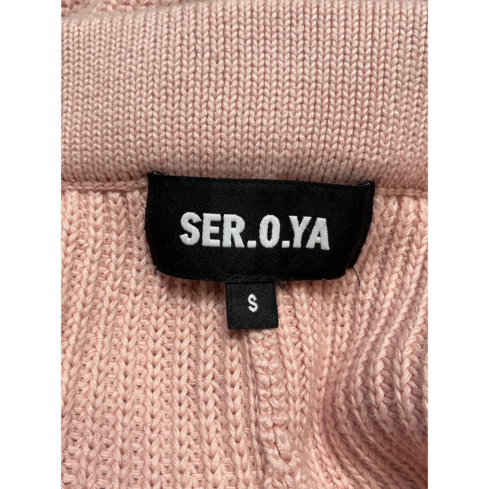 Ser.O.Ya 'Uma' Pink Faux Suede Leather Short Size S
